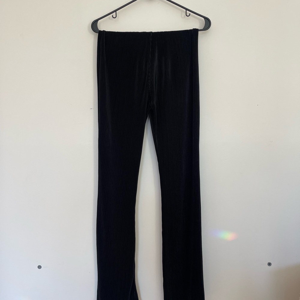 Francesca’s Black Velvet Pants